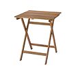 ASKHOLMEN - table, outdoor, foldable dark brown, 60x62 cm | IKEA Indonesia - PE932476_S2