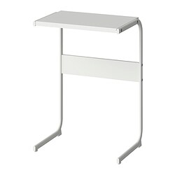 BRUKSVARA - Side table, white, 42x30 cm