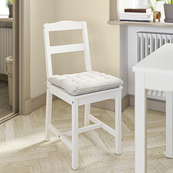 VIPPÄRT - Chair cushion, beige, 38x38x6.5 cm