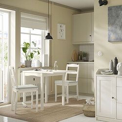 JUSTINA - Chair pad, light green, 42/35x40x4 cm