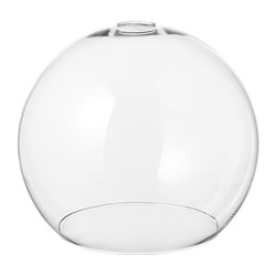 JAKOBSBYN - Kap lampu gantung, kaca bening, 30 cm