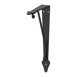 KROKSHULT - Bracket, anthracite, 18x24 cm