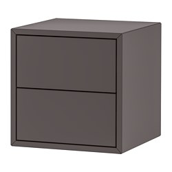 EKET wall cabinet with 2 drawers dark grey IKEA  Indonesia 