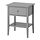 GULLABERG - meja samping tempat tidur, abu-abu/dengan 1 laci dengan rak, 53x43x69 cm | IKEA Indonesia - PE932634_S1