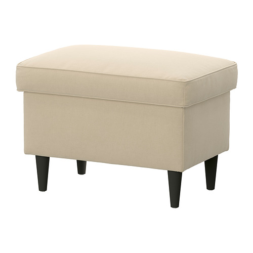 STRANDMON footstool with storage