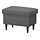 STRANDMON footstool with storage