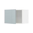 METOD - Wall cabinet, white/Kallarp light grey-blue, 60x37x40 cm