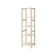 IVAR - Shelving unit, pine/metal white, 48x50x179 cm