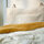 GULDVÄVARE - 3-piece bedlinen set for cot, dark yellow/beige, 60x120 cm | IKEA Indonesia - PE962732_S1