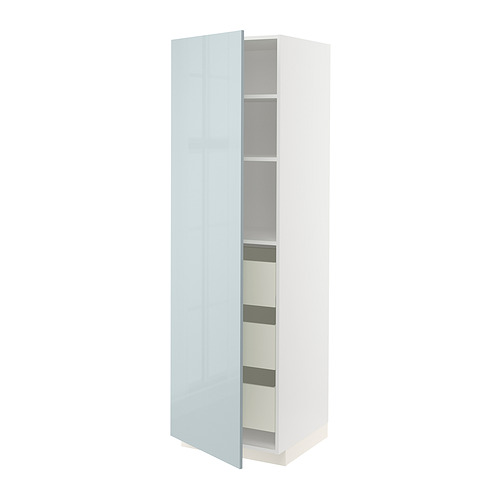 METOD/MAXIMERA high cabinet with drawers