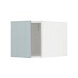 METOD - Kabinet atas, putih/Kallarp abu-abu muda-biru, 40x60x40 cm