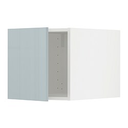 METOD - Top cabinet, white/Kallarp light grey-blue, 40x60x40 cm