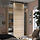 PAX/MEHAMN - lemari pakaian, efek kayu oak diwarnai putih/dua sisi efek kayu oak diwarnai putih, 150x66x236 cm | IKEA Indonesia - PE897662_S1