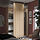 PAX/HASVIK - lemari pakaian, efek kayu oak diwarnai putih/efek kayu oak diwarnai putih, 150x66x236 cm | IKEA Indonesia - PE897652_S1