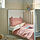 GULDVÄVARE - seprai ranjang bayi, set isi 3, merah muda pucat/krem, 60x120 cm | IKEA Indonesia - PE962737_S1