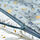 GULDVÄVARE - duvet cover 1 pillowcase for cot, blue/white floral pattern, 110x125/35x55 cm | IKEA Indonesia - PE962748_S1
