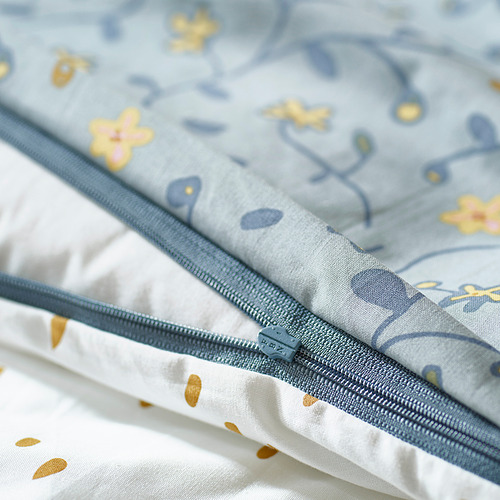 GULDVÄVARE duvet cover 1 pillowcase for cot