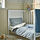 GULDVÄVARE - duvet cover 1 pillowcase for cot, blue/white floral pattern, 110x125/35x55 cm | IKEA Indonesia - PE962747_S1