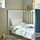 GULDVÄVARE - srg duvet 1 srg bantal ranjang bayi, putih/motif bunga, 110x125/35x55 cm | IKEA Indonesia - PE962749_S1