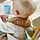 GULDVÄVARE - bib, dark yellow/white | IKEA Indonesia - PE962774_S1