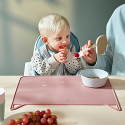 GULDVÄVARE - Place mat, pale pink, 30x40 cm