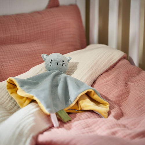 GULDVÄVARE selimut nyaman dg boneka