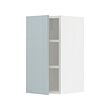 METOD - Wall cabinet with shelves, white/Kallarp light grey-blue, 30x37x60 cm