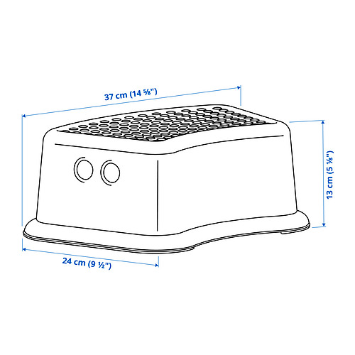 FÖRSIKTIG Measurement Illustration