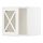 METOD - kabinet dinding dg pntu kaca/palang, putih/Bodbyn putih pudar, 40x37x40 cm | IKEA Indonesia - PE671332_S1