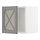 METOD - kabinet dinding dg pntu kaca/palang, putih/Bodbyn abu-abu, 40x37x40 cm | IKEA Indonesia - PE671359_S1
