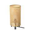 SAXHYTTAN - Table lamp, beige/black, 26 cm