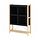 IVAR - cabinet with doors, pine/black mesh, 89x30x124 cm | IKEA Indonesia - PE897735_S1