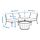 LÅGASKÄR/SEGERÖN - 3-seat conversation set, outdoor white/beige/Frösön/Duvholmen beige | IKEA Indonesia - PE932777_S1
