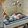 VÄDRA - sarung untuk alas karpet bayi, krem/biru, 48x74 cm | IKEA Indonesia - PE962866_S1