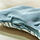 ANTILOP - bantal penyangga dan sarung, biru/putih garis-garis | IKEA Indonesia - PE962883_S1