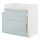 METOD/MAXIMERA - dsr wstfl HAVSEN/3 bgn dpn/2 laci, putih/Kallarp abu-abu muda-biru, 80x60x80 cm | IKEA Indonesia - PE859550_S1