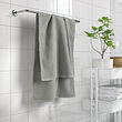 LUDDVIAL - Bath towel, grey, 55x120 cm