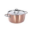 FINMAT - Pot with lid, copper/stainless steel, 3 l