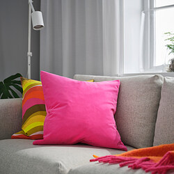 SANELA - Cushion cover, bright pink, 50x50 cm