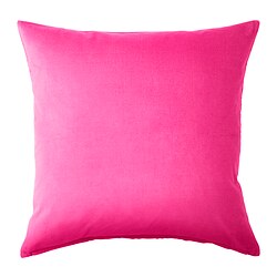 SANELA - Cushion cover, bright pink, 50x50 cm