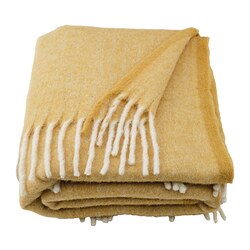 KLIPPOXEL - Throw, beige-yellow, 130x170 cm