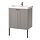 TVÄLLEN/ENHET - wash-basin cabinet with 2 doors, grey frame/grey Lillsvan tap, 64x43x87 cm | IKEA Indonesia - PE859814_S1