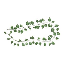 SMYCKA - Artificial garland, in/outdoor, 1.5 m