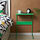 BRUKSVARA - meja samping, hijau, 42x30 cm | IKEA Indonesia - PE898073_S1