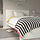 MOSSMOTT - throw, black/white, 130x170 cm | IKEA Indonesia - PE933125_S1