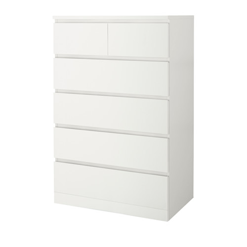 MALM lemari 6 laci