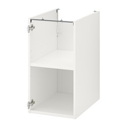 ENHET - Base cb w shelf, white, 40x60x75 cm