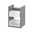 ENHET - base cb f washbasin w 2 drawers, grey, 40x40x60 cm | IKEA Indonesia - PE761929_S2