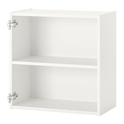 ENHET - Wall cb w 1 shelf, white, 60x30x60 cm