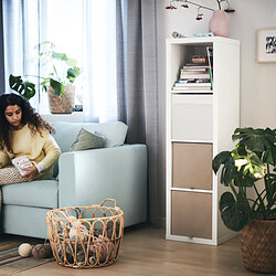 KALLAX - Shelving unit, white, 42x147 cm